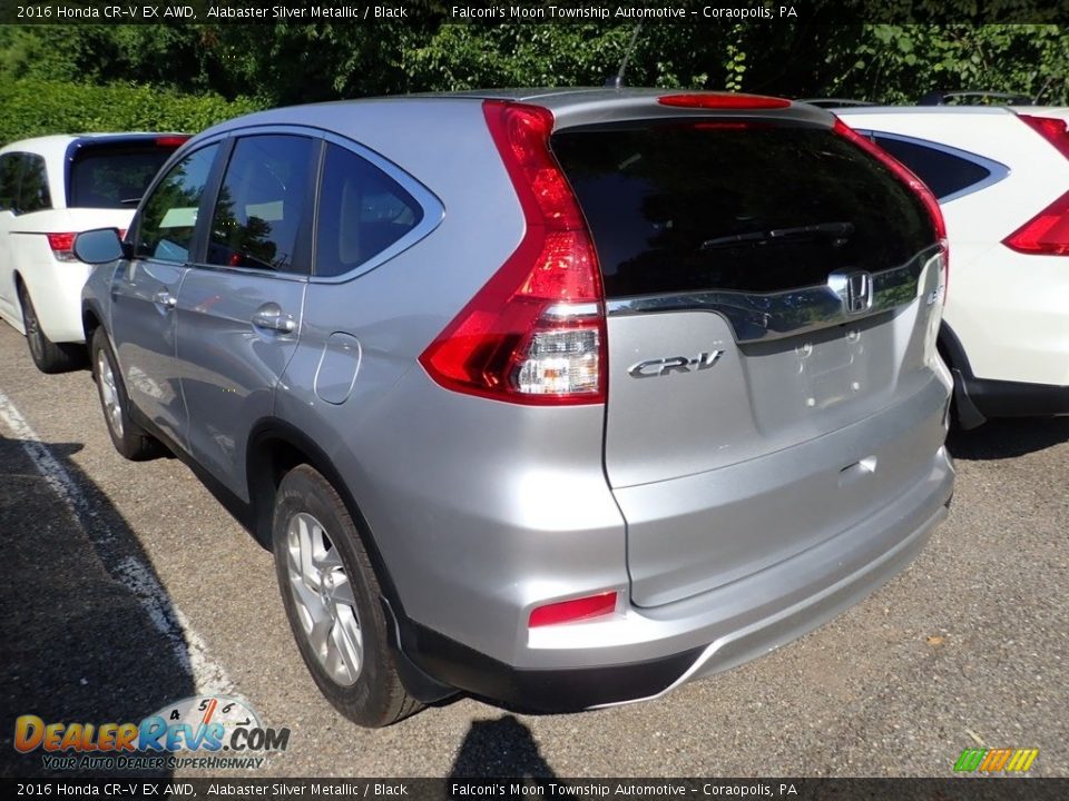2016 Honda CR-V EX AWD Alabaster Silver Metallic / Black Photo #2