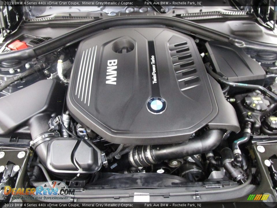 2019 BMW 4 Series 440i xDrive Gran Coupe Mineral Grey Metallic / Cognac Photo #30
