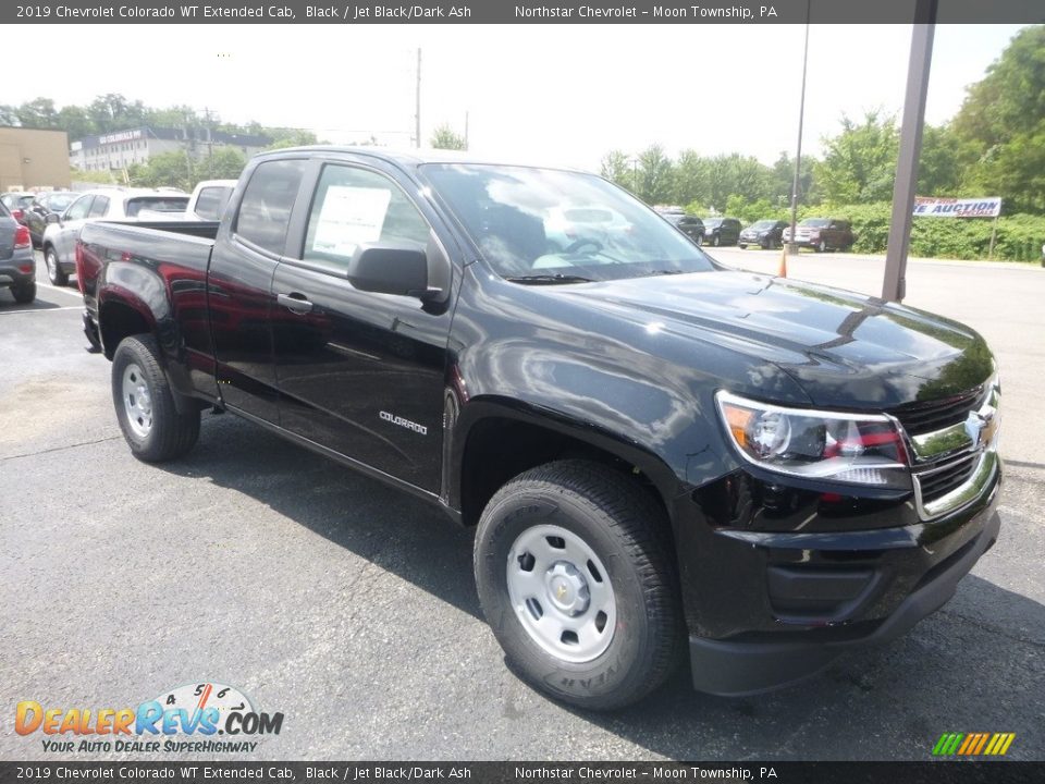 2019 Chevrolet Colorado WT Extended Cab Black / Jet Black/Dark Ash Photo #6