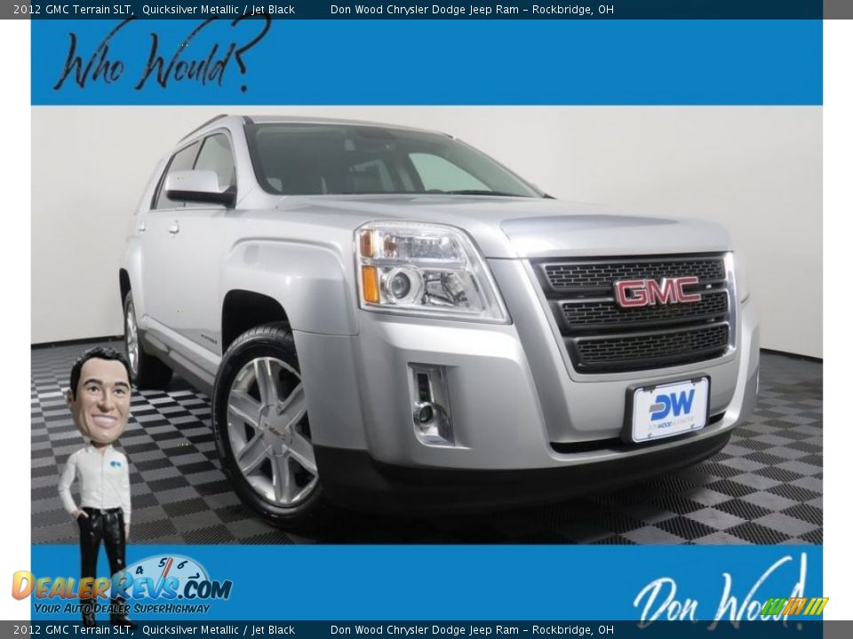 2012 GMC Terrain SLT Quicksilver Metallic / Jet Black Photo #1