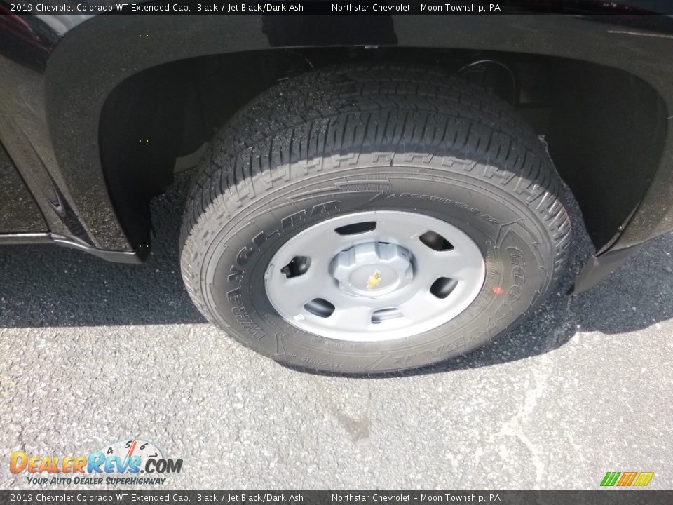 2019 Chevrolet Colorado WT Extended Cab Black / Jet Black/Dark Ash Photo #8