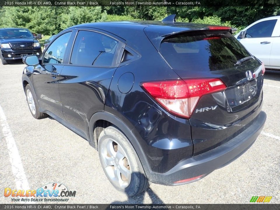 2016 Honda HR-V EX AWD Crystal Black Pearl / Black Photo #2