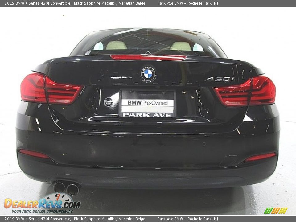 2019 BMW 4 Series 430i Convertible Black Sapphire Metallic / Venetian Beige Photo #2