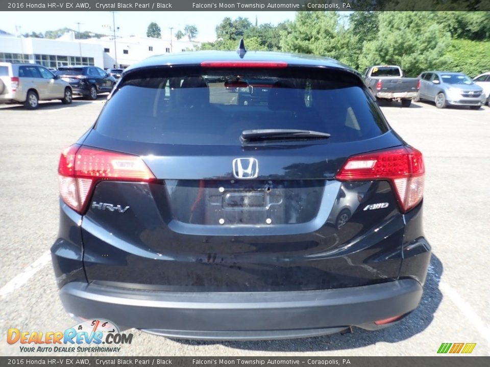 2016 Honda HR-V EX AWD Crystal Black Pearl / Black Photo #3