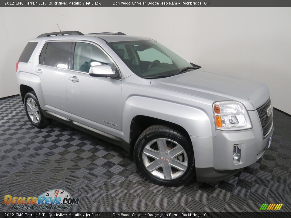 2012 GMC Terrain SLT Quicksilver Metallic / Jet Black Photo #6
