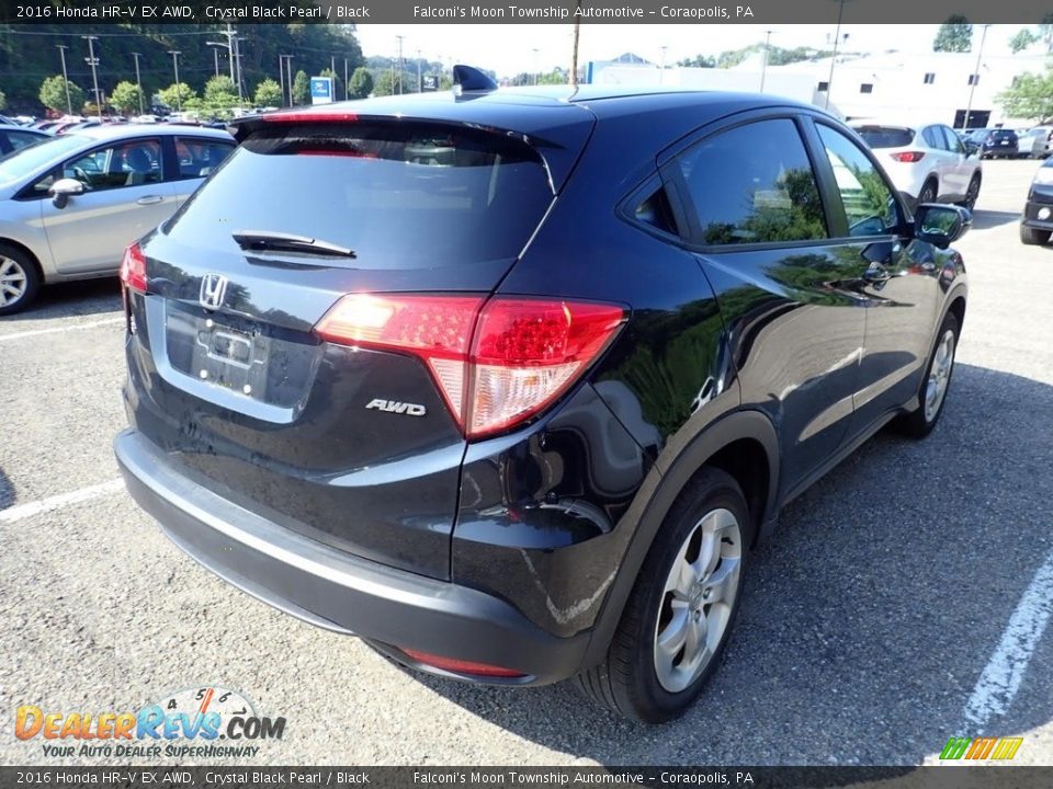 2016 Honda HR-V EX AWD Crystal Black Pearl / Black Photo #4
