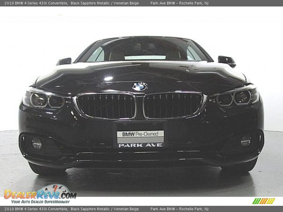 2019 BMW 4 Series 430i Convertible Black Sapphire Metallic / Venetian Beige Photo #5
