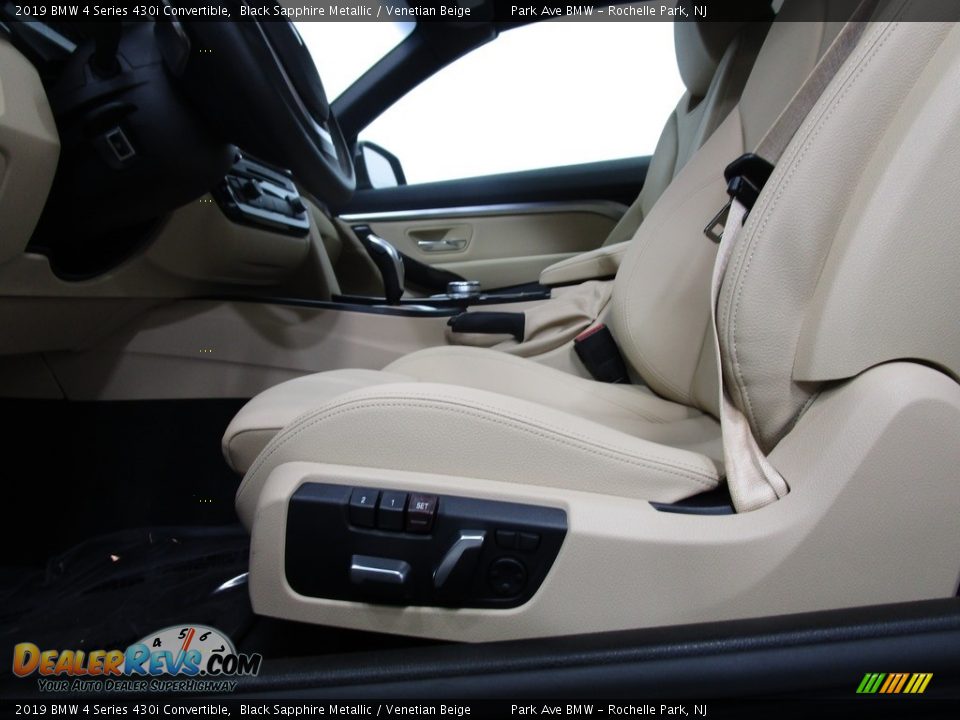 2019 BMW 4 Series 430i Convertible Black Sapphire Metallic / Venetian Beige Photo #8