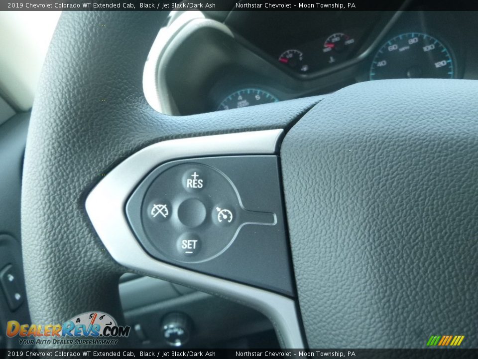 2019 Chevrolet Colorado WT Extended Cab Black / Jet Black/Dark Ash Photo #17