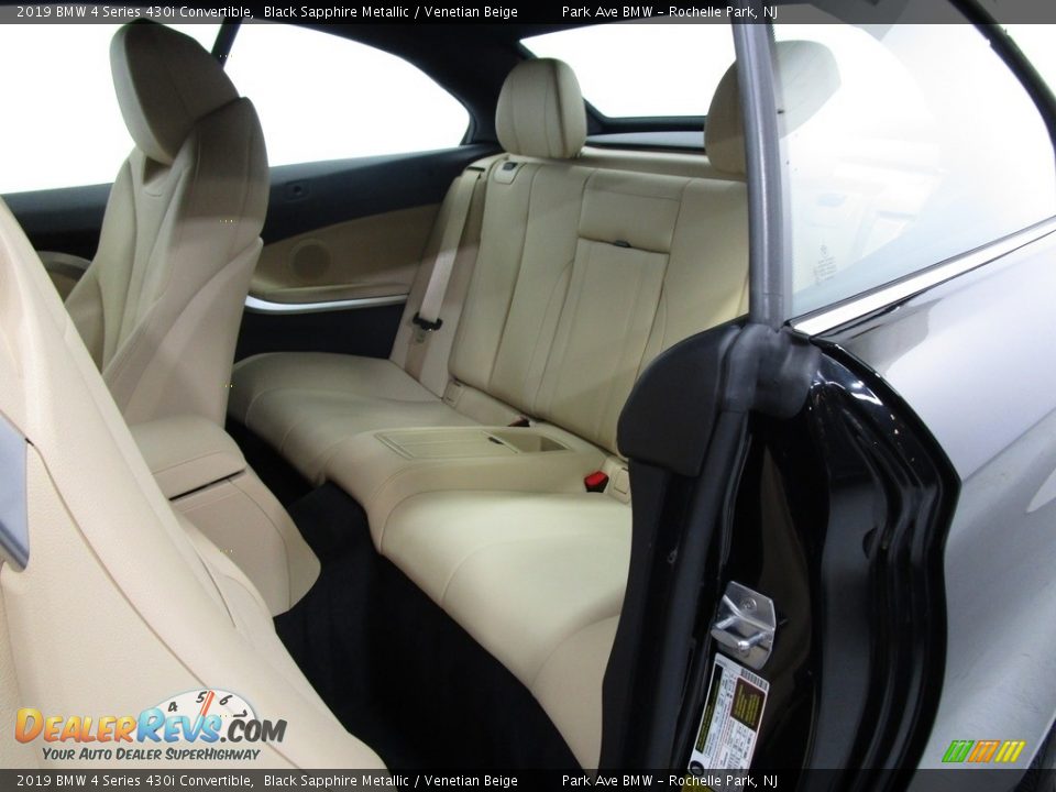 2019 BMW 4 Series 430i Convertible Black Sapphire Metallic / Venetian Beige Photo #10