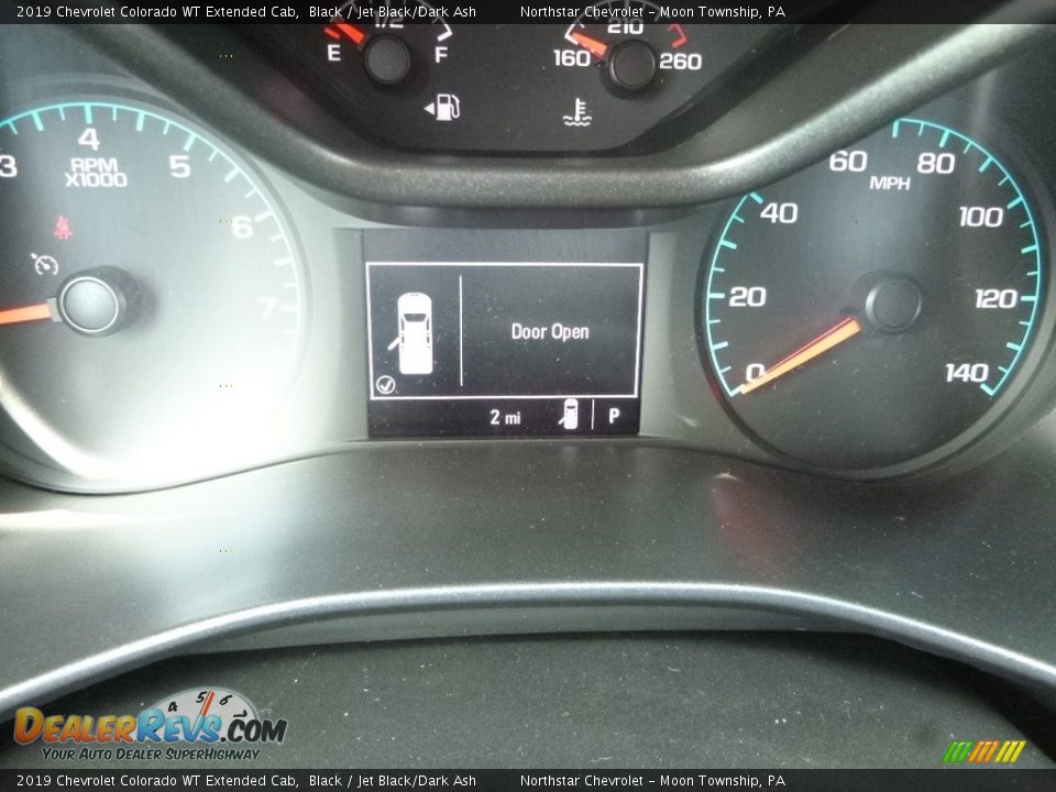2019 Chevrolet Colorado WT Extended Cab Black / Jet Black/Dark Ash Photo #19
