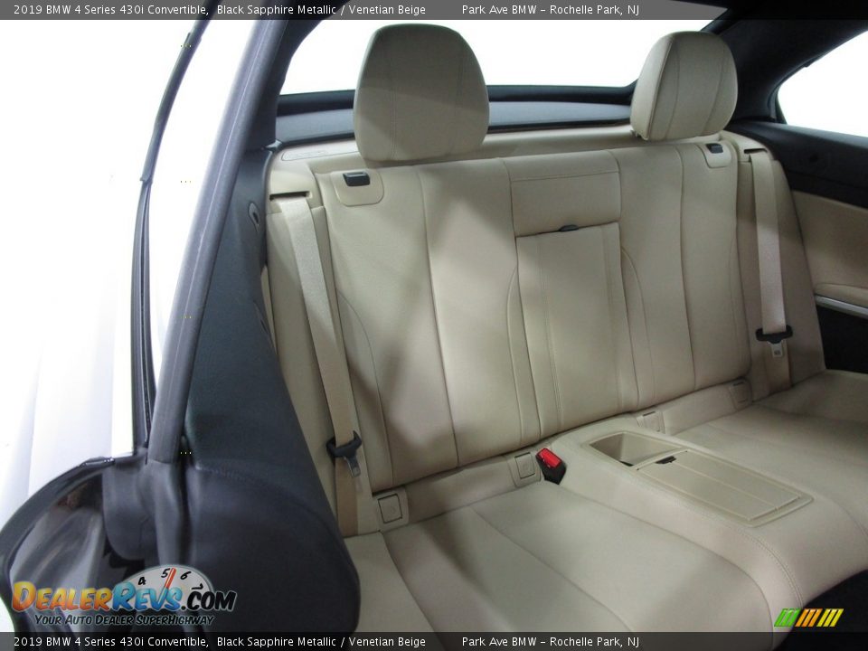 2019 BMW 4 Series 430i Convertible Black Sapphire Metallic / Venetian Beige Photo #14