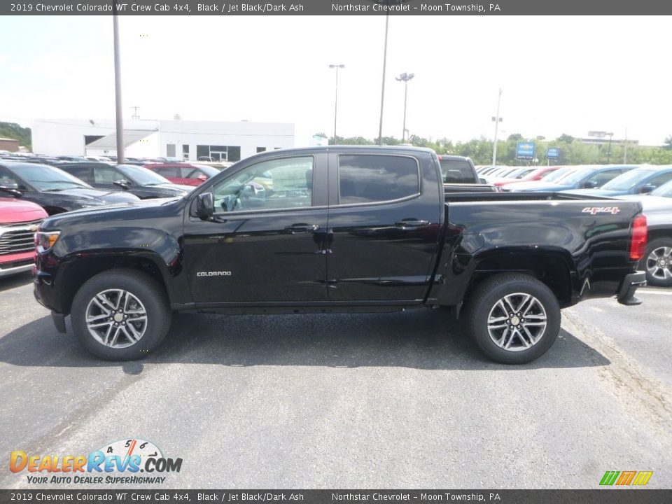 2019 Chevrolet Colorado WT Crew Cab 4x4 Black / Jet Black/Dark Ash Photo #2