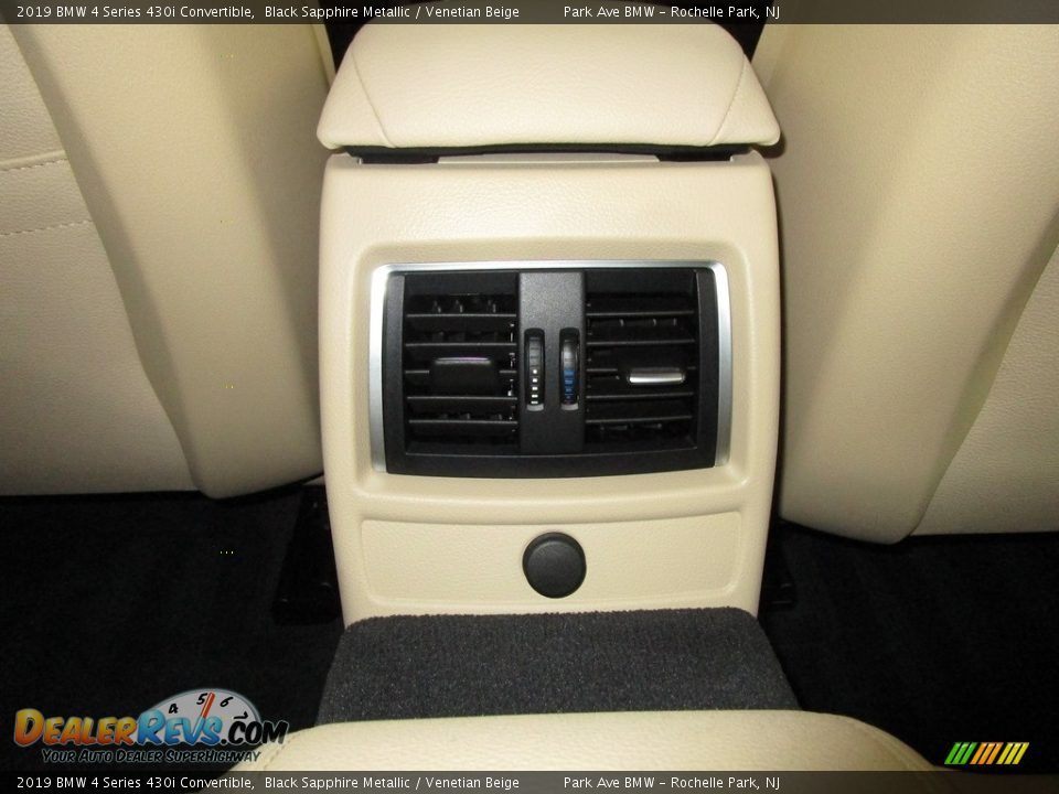 2019 BMW 4 Series 430i Convertible Black Sapphire Metallic / Venetian Beige Photo #16
