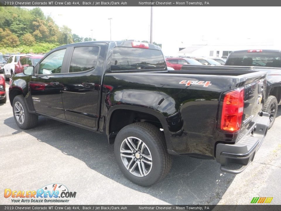 2019 Chevrolet Colorado WT Crew Cab 4x4 Black / Jet Black/Dark Ash Photo #3