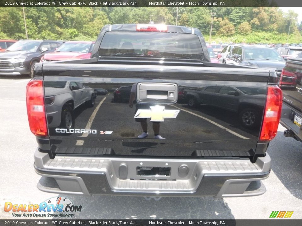 2019 Chevrolet Colorado WT Crew Cab 4x4 Black / Jet Black/Dark Ash Photo #4