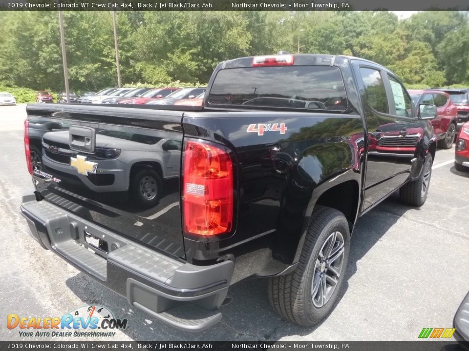 2019 Chevrolet Colorado WT Crew Cab 4x4 Black / Jet Black/Dark Ash Photo #5