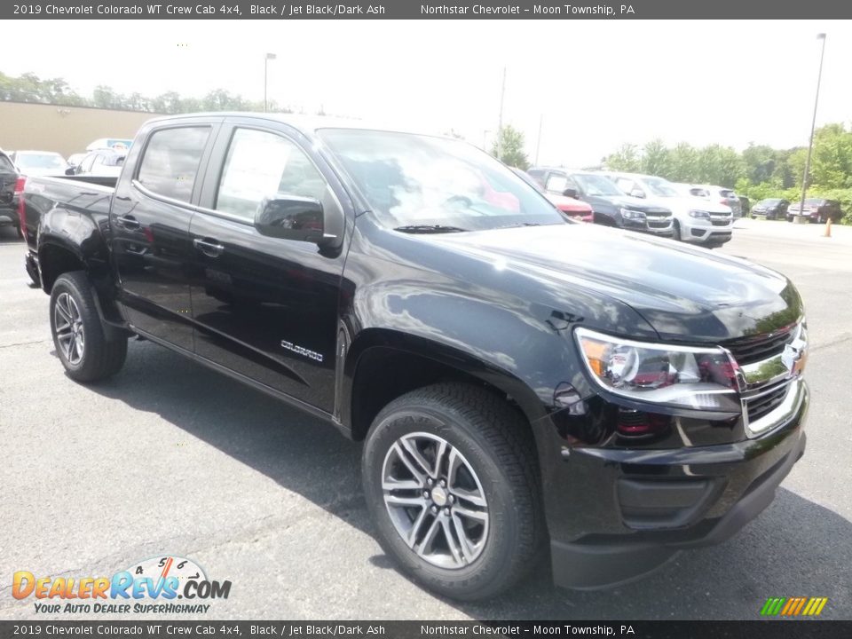 2019 Chevrolet Colorado WT Crew Cab 4x4 Black / Jet Black/Dark Ash Photo #6