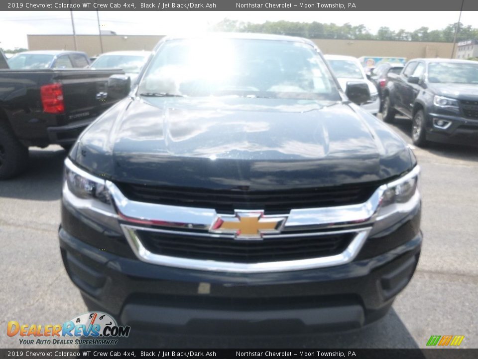 2019 Chevrolet Colorado WT Crew Cab 4x4 Black / Jet Black/Dark Ash Photo #7