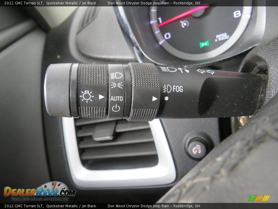 2012 GMC Terrain SLT Quicksilver Metallic / Jet Black Photo #34