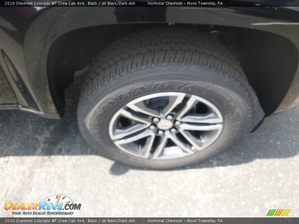 2019 Chevrolet Colorado WT Crew Cab 4x4 Black / Jet Black/Dark Ash Photo #8