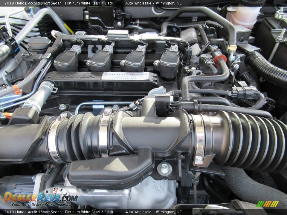 2019 Honda Accord Sport Sedan Platinum White Pearl / Black Photo #6