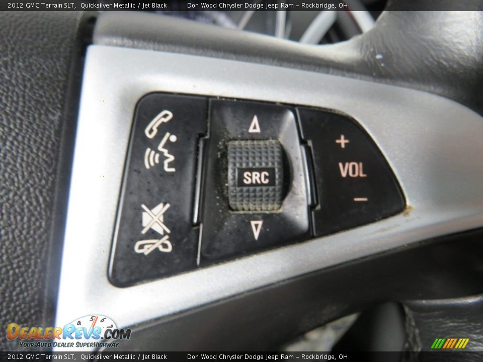 2012 GMC Terrain SLT Quicksilver Metallic / Jet Black Photo #36