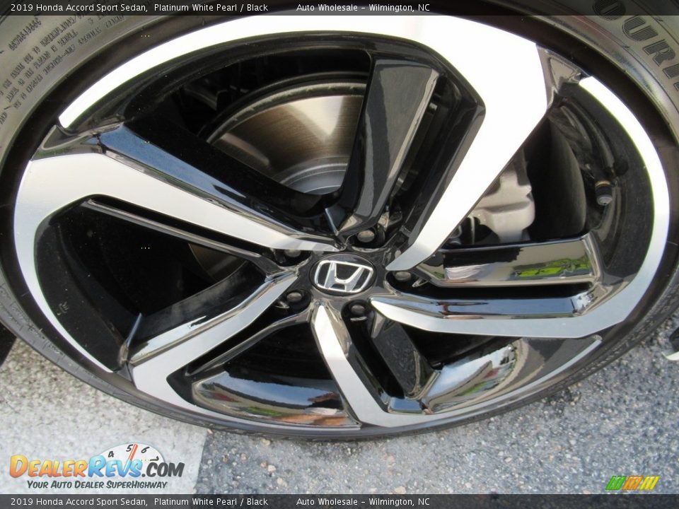 2019 Honda Accord Sport Sedan Platinum White Pearl / Black Photo #7