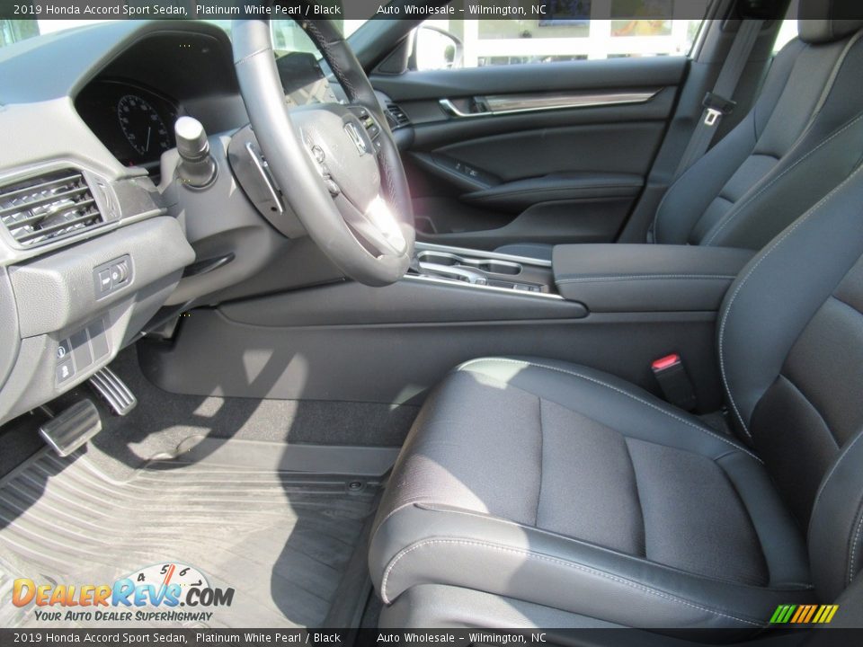 2019 Honda Accord Sport Sedan Platinum White Pearl / Black Photo #10