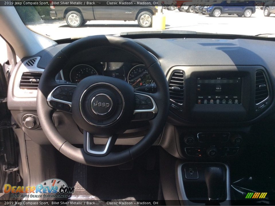 2019 Jeep Compass Sport Billet Silver Metallic / Black Photo #2