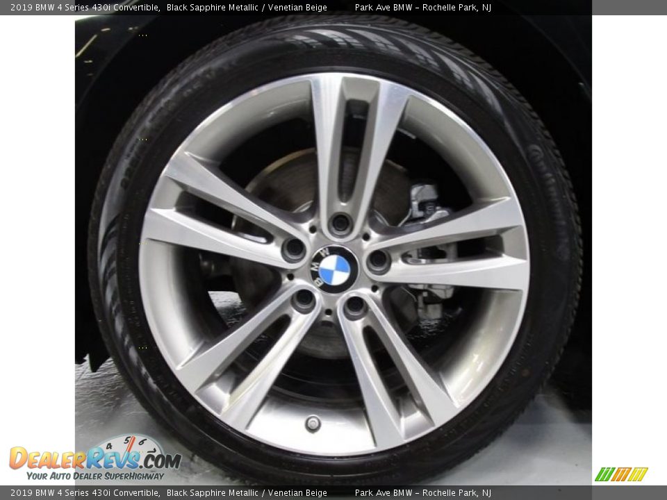 2019 BMW 4 Series 430i Convertible Black Sapphire Metallic / Venetian Beige Photo #25