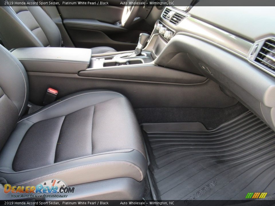 2019 Honda Accord Sport Sedan Platinum White Pearl / Black Photo #12