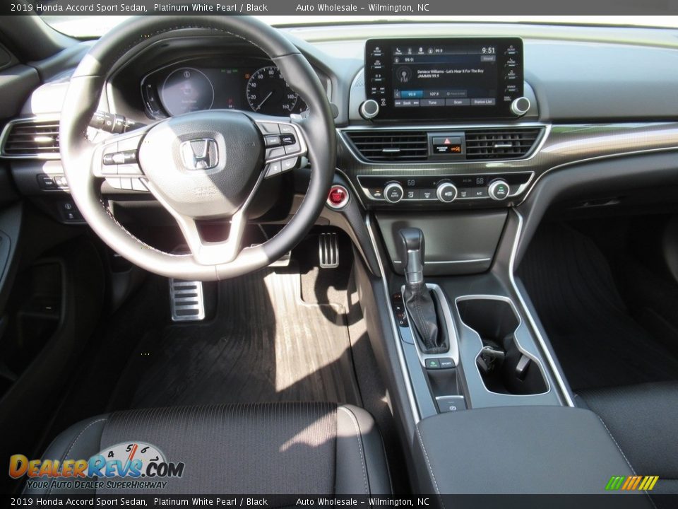 2019 Honda Accord Sport Sedan Platinum White Pearl / Black Photo #14