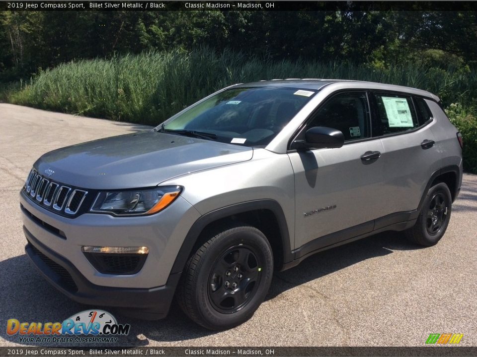 2019 Jeep Compass Sport Billet Silver Metallic / Black Photo #5