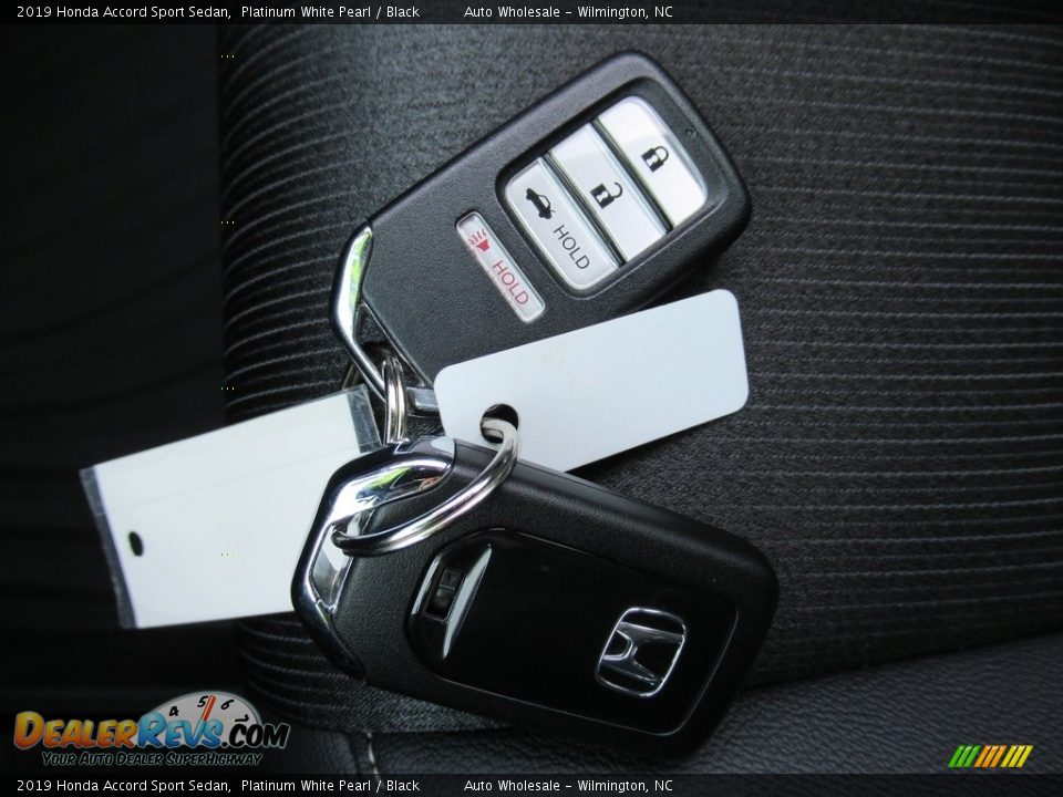 2019 Honda Accord Sport Sedan Platinum White Pearl / Black Photo #20