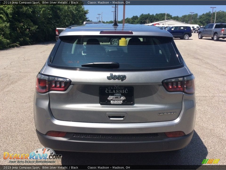 2019 Jeep Compass Sport Billet Silver Metallic / Black Photo #8