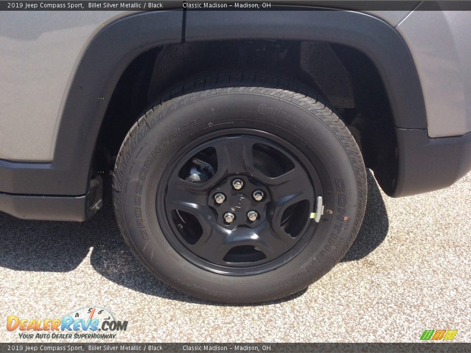 2019 Jeep Compass Sport Billet Silver Metallic / Black Photo #9