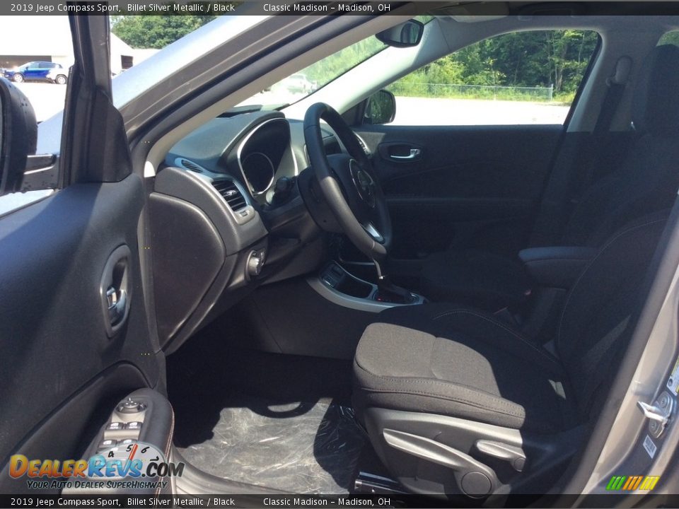 2019 Jeep Compass Sport Billet Silver Metallic / Black Photo #11