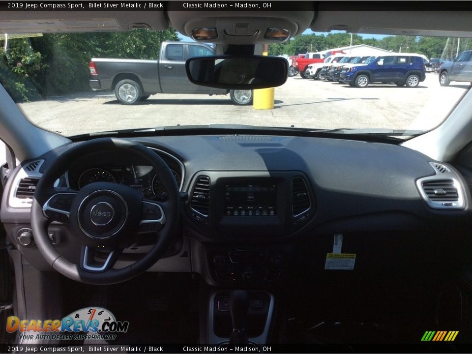 2019 Jeep Compass Sport Billet Silver Metallic / Black Photo #12