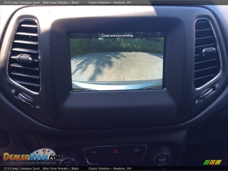2019 Jeep Compass Sport Billet Silver Metallic / Black Photo #15