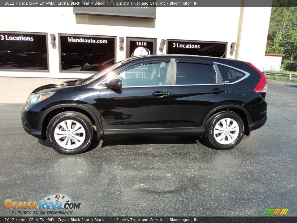 2012 Honda CR-V EX 4WD Crystal Black Pearl / Black Photo #1