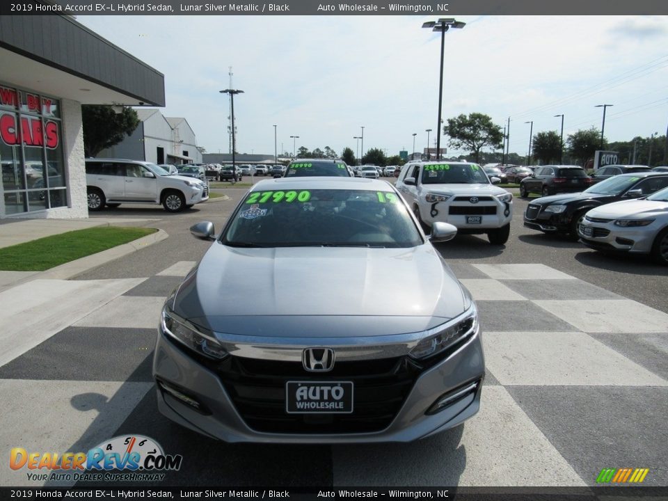 2019 Honda Accord EX-L Hybrid Sedan Lunar Silver Metallic / Black Photo #2