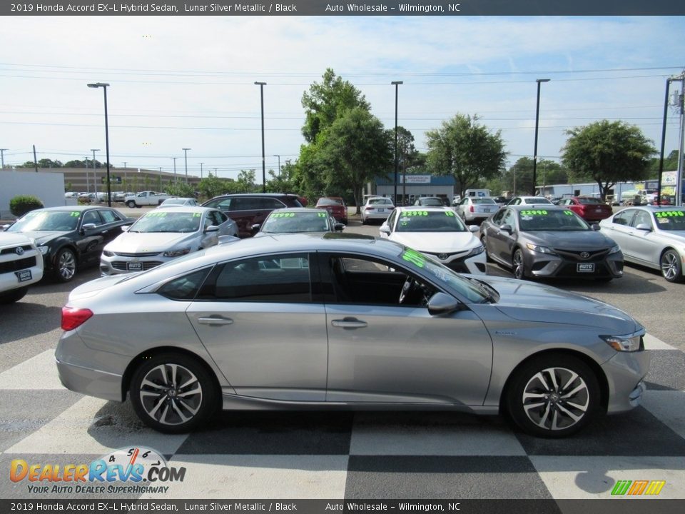 2019 Honda Accord EX-L Hybrid Sedan Lunar Silver Metallic / Black Photo #3