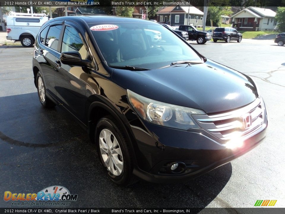 2012 Honda CR-V EX 4WD Crystal Black Pearl / Black Photo #5