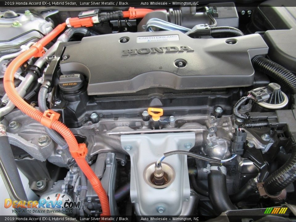 2019 Honda Accord EX-L Hybrid Sedan Lunar Silver Metallic / Black Photo #6