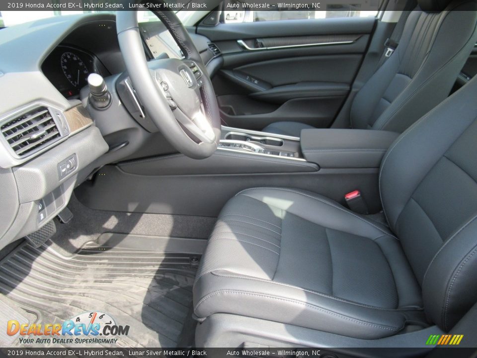 2019 Honda Accord EX-L Hybrid Sedan Lunar Silver Metallic / Black Photo #10