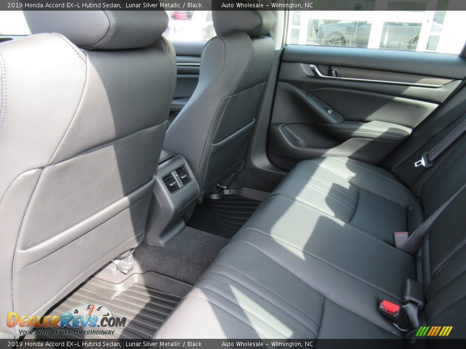 2019 Honda Accord EX-L Hybrid Sedan Lunar Silver Metallic / Black Photo #11