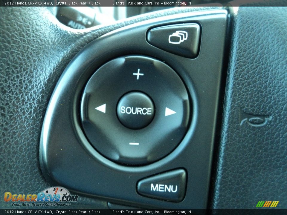 2012 Honda CR-V EX 4WD Crystal Black Pearl / Black Photo #14