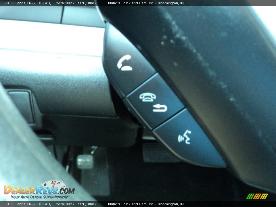 2012 Honda CR-V EX 4WD Crystal Black Pearl / Black Photo #15