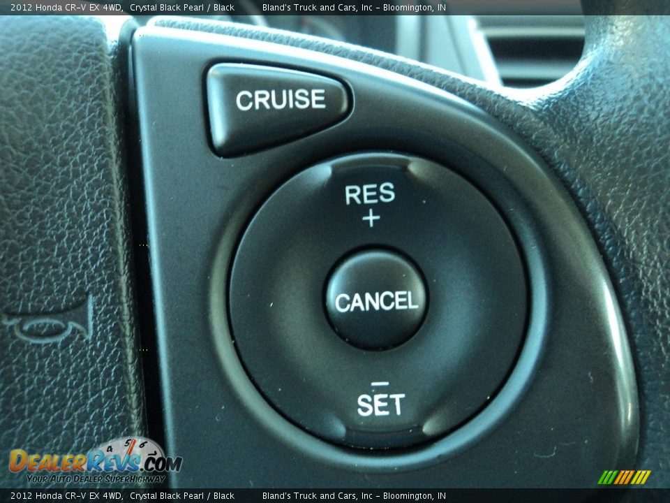 2012 Honda CR-V EX 4WD Crystal Black Pearl / Black Photo #16